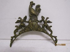 ancien fronton en  bronze d