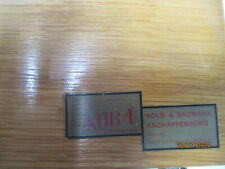 Boite de 10 cales étalons de marque KOBA pour le contrôle d'instrument de mesure