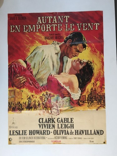 Affiche autant emporte le - "autant, en