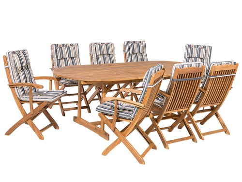 Beliani table de jardin - table,