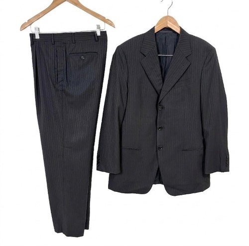 Ensemble costume rayé laine