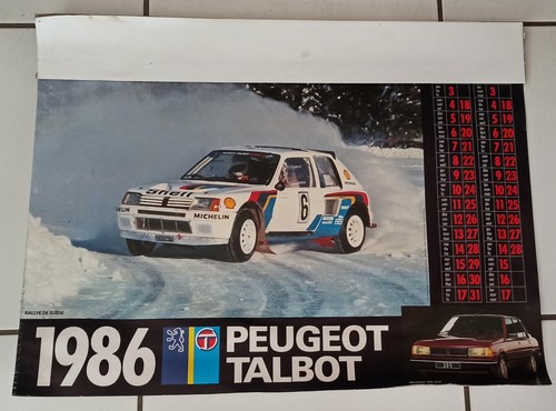 Calendrier peugeot talbot - talbot, de