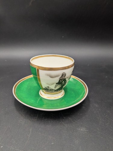 Tasse sous verte or - verte, &