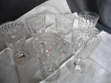 CRISTAL DE PARIS  6 VERRES A