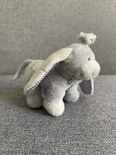 Doudou Peluche  Chien Arthur Gris Bleu Blanc  Noukie's