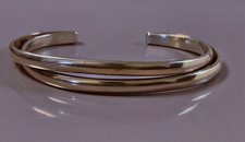 Double Superbe bracelet jonc