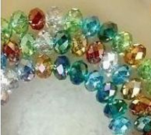 Perles rondes facettes - 50, a