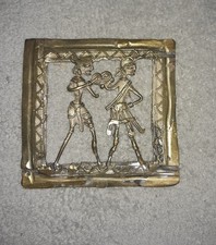 Sculpture murale couple de