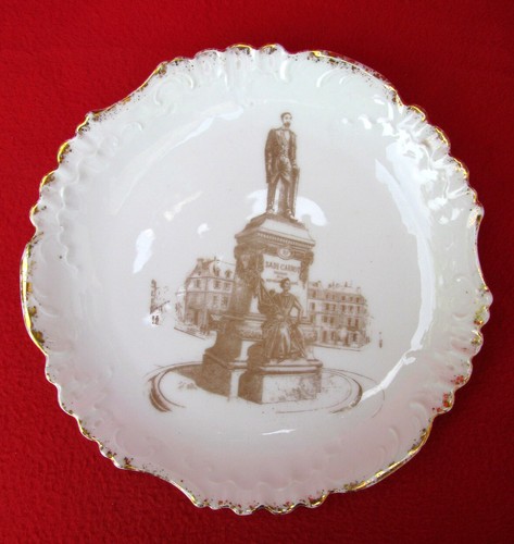 Sadi carnot president assiette - sadi,