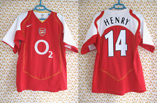 Maillot Arsenal 2004 Nike Fly Emirate shirt Henry vintage jersey football - M