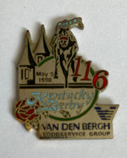 84 - Pin's CHEVAL HORSE COURSE HIPPIQUE KENTUCKY DERBY 116 MAY 1990 VAN DEN BERG