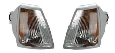 CLIGNOTANT AVANT GAUCHE + DROIT TRANSPARENT RENAULT CLIO I 1990-1996.