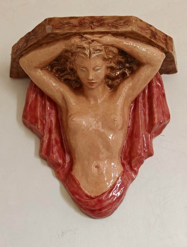 Console sculpture buste - console,