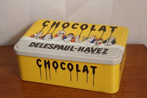 Boite metal chocolat delespaul - metal,