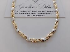 Collier Chaîne OR JAUNE BLANC