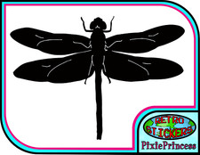 Libellule J Autocollant Vinyle