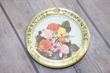 Ancien cendrier publicitaire en tol , diamantine 12 cm