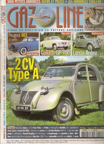Gazoline 150 peugeot 403 2cv - 403,