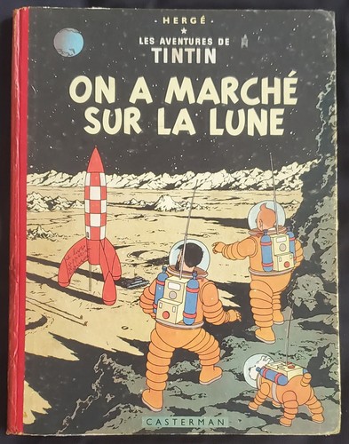 Tintin marché sur - a,