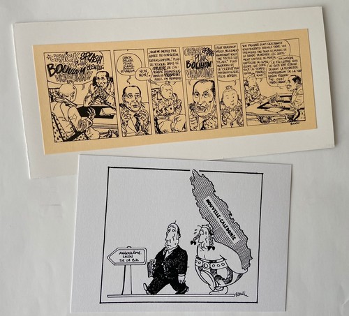 Cartes cp sur mitterrand - 2, &