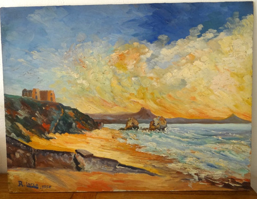 Belle huile sur - huile,