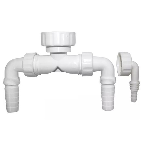 Raccord drainage double - de,