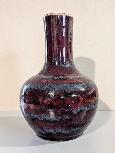 Vase bouteille porcelaine - bouteille,