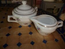 sucrier et pot à lait ancien