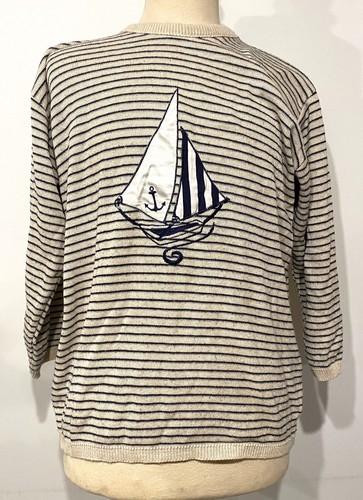 Ancien pull marinière costume - pull,