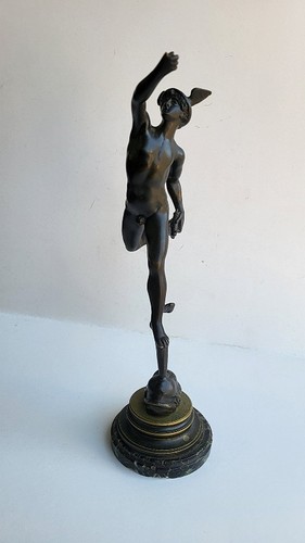 Statue bronze mercure jean - bronze,