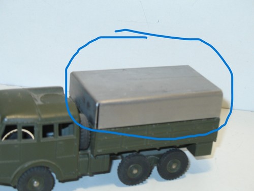 Dinky toys bache capote - bache,