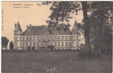 HAROUE 8 le château façade sur le parc chien éd cugnin