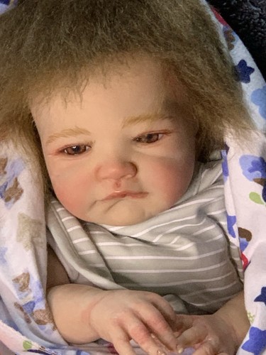 Ooak sweet reborn baby boy - baby,