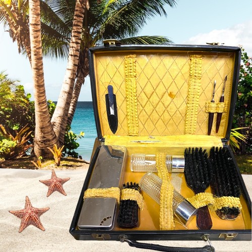 Ancienne valise toilette - ancienne,