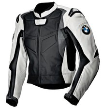 BMW Hommes Cuir Moto Courses Armure Protecteur Sport Blousons Veste Motard