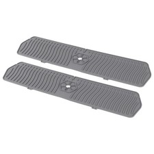 2PCS éVier de Cuisine Splash  Tapis -éClaboussures, PoignéE Bac -Gou6059
