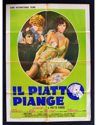 Affiche plat pleure poker - affiche,