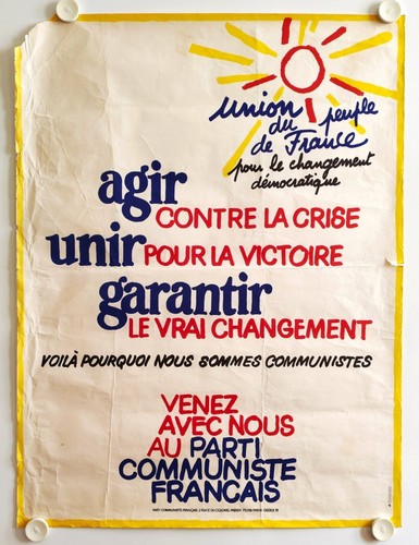 Affiche parti communiste - affiche,