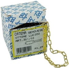 Chaîne Génois Laiton Poli