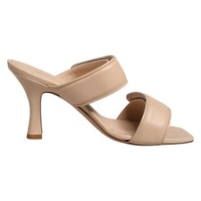BIANCA DI Chaussures Beige Glissières à Enfiler Sandales Talon Haut EU37/US6.5