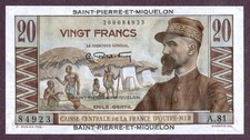 St Pierre Miquelon 20 FRANCS