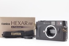 " près De Mint W / Boîte " Konica Hexar RF Noir 35mm Télémètre Caméra Corps