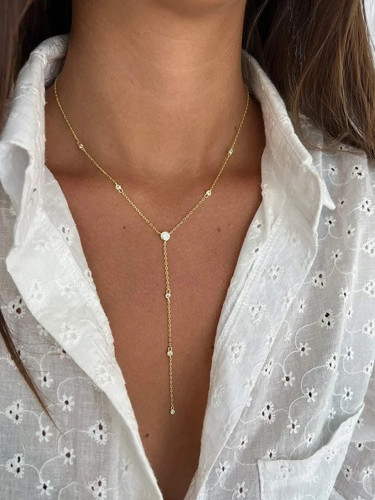 Collier lariat drop - collier, y