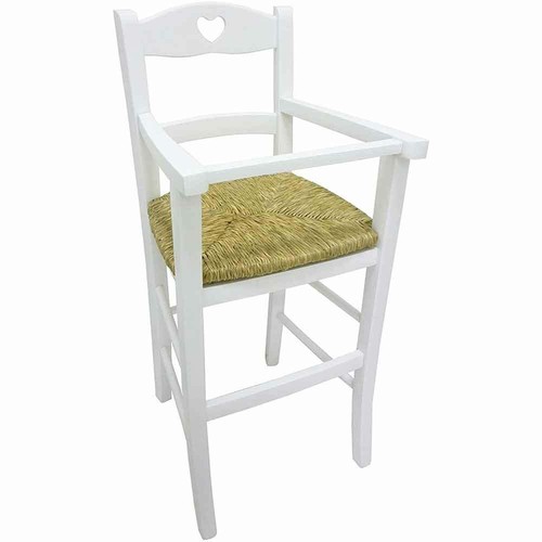 Chaise haute bois - haute, en