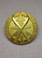 insigne, broche médaille de ski  " Station ROCHESSON dans les vosges ", vintage