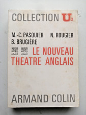 LE NOUVEAU THEATRE ANGLAIS - PASQUIER, ROUGIER, BRUGIERE - ARMAND COLIN 1969