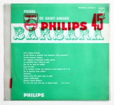 BARBARA Pierre Au bois de Saint-Amand FR PROMO JUKEBOX 1964 Philips 373425 SP