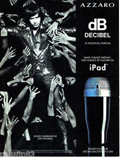 PUBLICITE ADVERTISING 086  2012  parfum homme Azzaro Db decibel & The strokes
