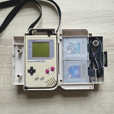 Nintendo Game Boy + boite de transport et 5 jeux / gris portable carry all
