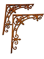équerres en fonte / supports pour étagère (la paire)
